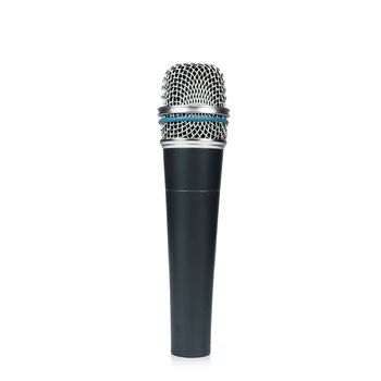 Профессиональный динамический проводной микрофон Vosiner 57 Суперкардиоидный микрофон для сцены караоке с живым вокалом