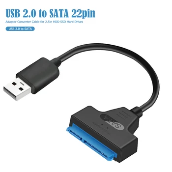 USB 3.02.0 Кабель SATA 3 Адаптер Sata К USB 3.0 Адаптер Жесткого диска USB 2.0 К Sata III Внешний 2,5-дюймовый Жесткий Диск HDD SSD Кабель Для Жесткого диска