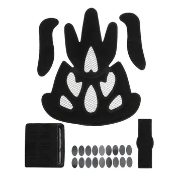 Универсальная герметичная сменная губчатая прокладка для велосипеда, комплект внутренней прокладки для шлема с сеткой от насекомых, набор поролоновых прокладок