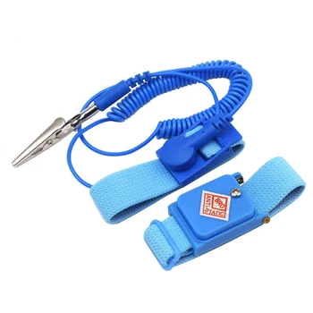 Беспроводной антистатический браслет, кабель для разрядки электростатического разряда, браслет для запястья, ремешок для руки с запасным браслетом