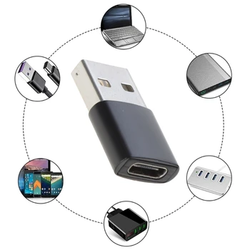 Универсальный разъем USB Type A для подключения к разъему USB Type C для передачи данных, зарядки, конвертера, адаптера, оптовая продажа Diamond Grade
