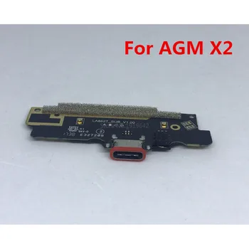 Для AGM X2 Новая оригинальная плата USB Разъем зарядного устройства Аксессуары для ремонта Замена для мобильного телефона AGM MANN X2 с диагональю 5,5 дюйма