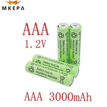 Качественная аккумуляторная батарея 1.2 V AAA 3000mAh 1.2V AAA 3000mAh Ni-MH аккумуляторная батарея 1.2V