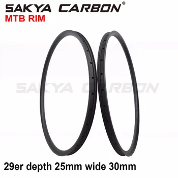 1 пара карбоновых дисков для горных велосипедов 29er MTB глубиной 25 мм и шириной 30 мм по заводской цене