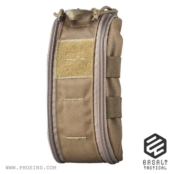 Тактическая сумка для аксессуаров MOLLE System с двойной застежкой-молнией, быстрораскрывающаяся медицинская сумка, многофункциональная сумка для сортировки различных предметов