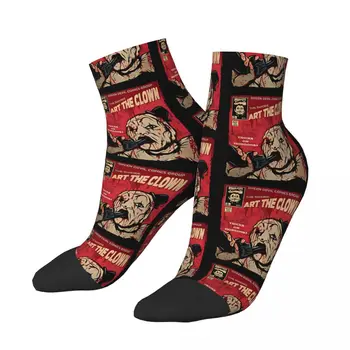 Забавные мужские носки до щиколотки Mister Nice Clown, ужасающие фильмы ужасов, Harajuku, повседневные носки для экипажа, подарочный рисунок с принтом