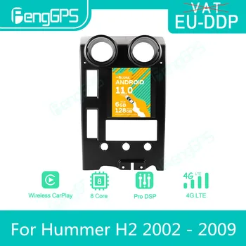 Для Hummer H2 2002-2009 Android Автомобильный Радиоприемник Стерео Авторадио 2 Din Tesla Стиль Мультимедийный Плеер GPS Навигатор Сенсорный Экран