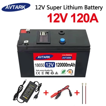 Batterie au lithium aste pour véhicule électrique à énergie solaire, chargeur 12,6 V, 3A, 12V, 65Ah/120Ah, 18650,