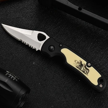 Военно-тактический карманный нож Складной нож VG10 Инструмент для самообороны на открытом воздухе EDC Нож для выживания Охотничьи ножи для кемпинга для мужчин