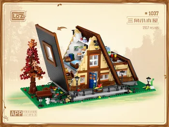 МИНИ-блоки LOZ Ideas / Loques Лесной домик на дереве, игрушки на тему сказки, Эльфы / Крошечный домик-хижина, игрушки в ПОДАРОК для родителей и детей