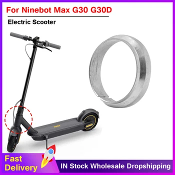 Верхнее Нижнее рулевое кольцо электрического скутера для Ninebot MAX G30 G30D Запчасти для ремонта передней вилки из алюминиевого сплава, трубки, чаши подшипника