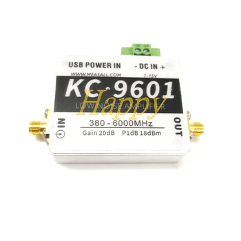 Модуль усилителя с низким уровнем шума 6 ГГц 20 дБ, усилитель 5.8 G, усилитель 2.4 G KC9601 с низким уровнем шума