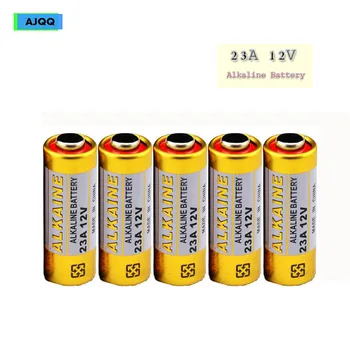 Дешевый AJQQ 45ШТ 23A Bateria 12V 21/23 A23 E23A MN21 MS21 V23GA L1028 Щелочная Сухая Батарея Для Игрушечного Пульта Дистанционного Управления