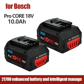 100% высококачественная Литий-Ионная Аккумуляторная Батарея 18V 10.0Ah GBA18V80 для Аккумуляторных Дрелей Bosch 18 Volt MAX с Электроинструментом