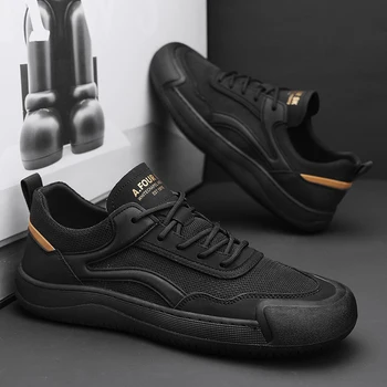 Damyuan/ Мужские легкие кроссовки для бега, дышащие кроссовки для бега на шнуровке, уличная повседневная обувь для мужчин, Сетчатая обувь для спортзала, вулканизированная обувь