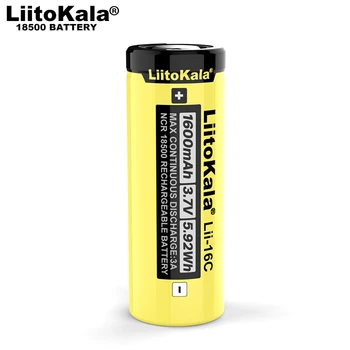 Аккумуляторная батарея для приготовления сока на 4-40 порций liitokala Lii-16C 18500 1600 мАч 3a 3,7 В/4,2 В для соковыжималки lanterna