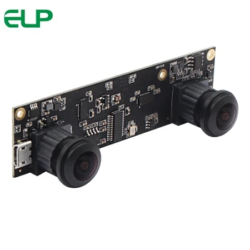 ELP Широкоугольная Стереокамера с Двойным Объективом FOV180 Modlue 1080P HD CMOS AR0330 Сенсор 3D VR Камера Для Камеры 360 градусов