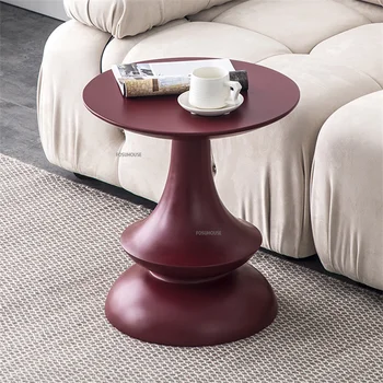 Простые журнальные столики в скандинавском стиле для гостиной, мебель для дома, современная индивидуальность, креативный круглый угловой столик, Приставной столик для дивана