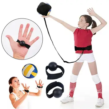 Вспомогательное оборудование для волейбола Тренировочный тренажер с регулируемым ремнем для подачи, подачи мяча для тренировки отдачи мяча