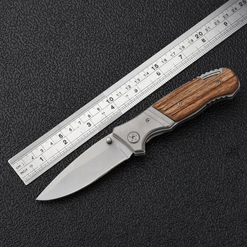 Точечный походный нож из нержавеющей стали, уличное мачете, острый фруктовый нож, складной нож, тактический нож для выживания на открытом воздухе.