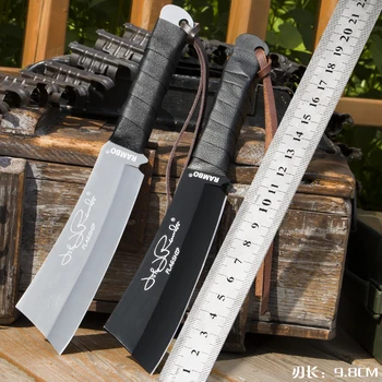 Полевой охотничий рыболовный нож HUANGFU, тактический нож, уличный нож, нож с фиксированным лезвием, нож ручной работы, мужской нож для выживания.