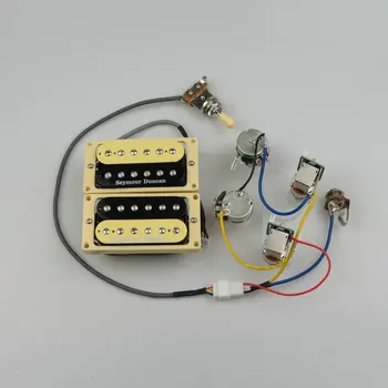 Гитарные звукосниматели Humbucker SH1n SH4, Электрогитарные звукосниматели 4C, без сварки, с функцией однократного разреза, Жгут проводов для гитарных партий LP