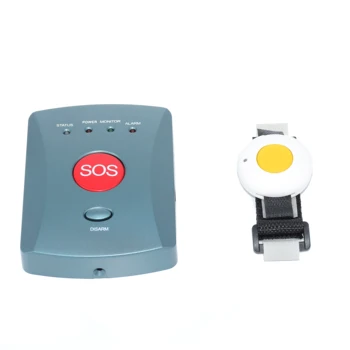 Для домашнего / личного использования, НАПРИМЕР, медицинское оповещение пожилых людей, GSM-датчик тревоги с аварийной кнопкой SOS