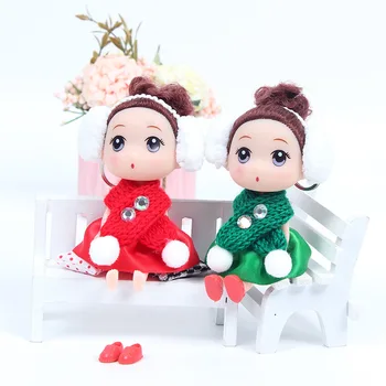 12 см Рождественская кукла-головоломка Constant Tide Кукла-головоломка Принцесса Брелок Игрушка Рождественский Подарок