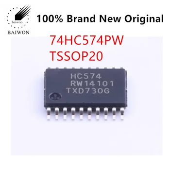 100% Оригинальные микросхемы 74HC574PW SN74HC574PWR микросхема TSSOP-20 Триггерная микросхема IC