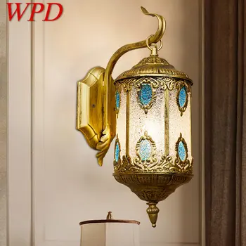 WPD Настенный светильник в средиземноморском богемном стиле, креативный интерьер, бра, светодиодный декор для дома, спальни
