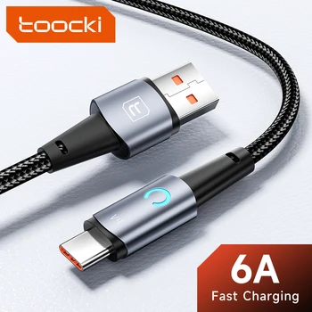 Toocki6a USB Кабель Кабель Для Быстрой Зарядки Из Алюминиевого Сплава Типа Oneplus Data Cord Провод Для Xiaomi Huawei Oppo Samsung 0.25 1 2 3M