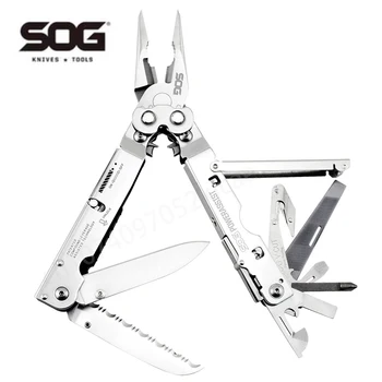 SOG S66N EDC Портативное уличное оборудование, многофункциональный инструмент, Складные комбинированные плоскогубцы с нейлоновой втулкой