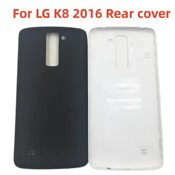 Оригинальный 5,0 Дюйм(ов) Для LG K8 2016 Задняя Крышка Батарейного Отсека Задняя Дверь Корпус Чехол с Логотипом