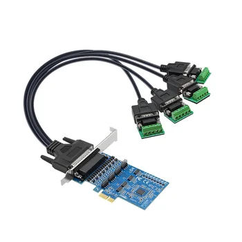 Адаптер карты расширения PCI-E X1 к RS 422/485 Последовательная карта PCIE PCI express адаптер