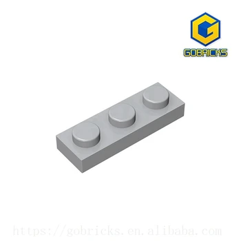 Пластина Gobricks MOC Bricks 1 x 3 Совместима с 3623 детскими игрушками, пластиной для строительных блоков DIY, технической игрушкой