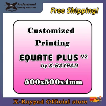 500x500x4 мм Xraypad Custom X-raypad EQ + V2 Equate Plus V2 игровой коврик для мыши Прочный Свободный Прошитый Край FPS CSGO Коврик для клавиатуры