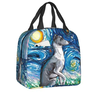 Изолированная сумка для ланча Greyhound для собак-уиппетов, портативный термоохладитель, ланч-бокс, сумки-контейнеры для пикника на открытом воздухе, для кемпинга, для еды
