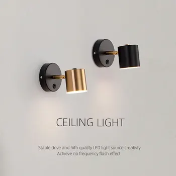 Современный Новый светодиодный настенный светильник для гостиной, кабинета, столовой, спальни, прикроватной тумбочки, прохода, чердака, светильников для холла, внутреннего освещения