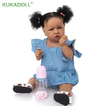 KUKADOLL 23 Inch Reborn Baby Dress Up Детская Мода Быстрая Доставка Для Малышей На День Рождения Подарок Рождество 2020 Подарок