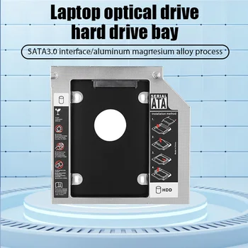DM DW95S HDD Caddy 9,5 мм Алюминиевый Optibay SATA 3,0 Жесткий Диск Коробка Корпус DVD Адаптер 2,5 SSD 2 ТБ для Ноутбука CD-ROM