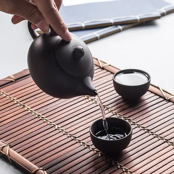 Аутентичные Исинские чайники ручной работы, китайский чайник для кунг-фу, маленький чайный набор из фиолетовой глины, чайники, прямая поставка