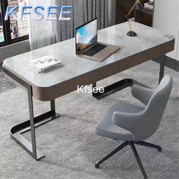 длина 160 см со стулом Prodgf 1шт В комплекте Хороший офисный стол Kfsee Boss со стулом