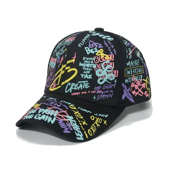 Модная бейсболка с надписью 2023, граффити, Солнцезащитная хип-хоп кепка с козырьком, летняя шляпа, мужская хлопковая кепка с регулируемой застежкой, женские шляпы