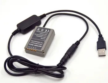 PS-BLN1 BLN-1 BLN1 Фиктивный Аккумулятор Соединитель постоянного тока + 5 В USB Кабель Power Bank для Цифровой Камеры Olympus OM-D E-M5 II 2 E-M1 РУЧКА E-P5