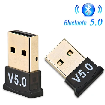USB Bluetooth-совместимый Адаптер 5.0 Передатчик Приемник Аудио Bluetooth-Ключ Беспроводной USB-Адаптер для Компьютера Ноутбук Мышь