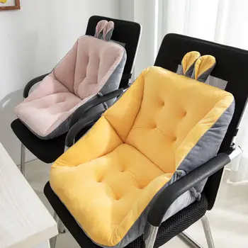 Толстая комфортная Полузакрытая подушка на одно сиденье для офисного кресла, подушка для снятия боли, Отбеливающие сиденья при ишиасе со спинками и подушкой