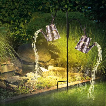 Подвесной солнечный фонарь; декор; Солнечные садовые фонари; Декоративные солнечные фонари-водопады для наружного сада, лужайки во внутреннем дворе для подарка маме