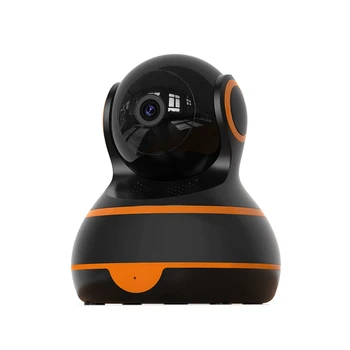 Камера с автоматическим отслеживанием движения тела с функцией двусторонней передачи голоса для обеспечения безопасности дома в помещении.