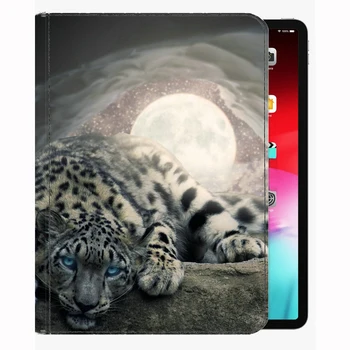 Чехол для iPad 9.7 2017, чехол с леопардовым котом, тонкий чехол в виде ракушки для iPad Pro 9.7