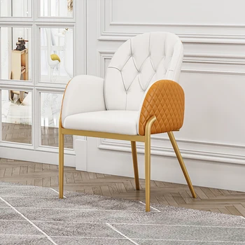 Современный дизайн туалетного столика, Подлокотники, стулья для гостиной, Эргономичный пол, Односпальные обеденные стулья, кресло Poltronas Nordic Furniture YX50LC